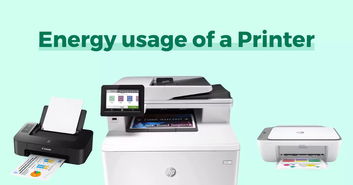 Energy usage of a Printer