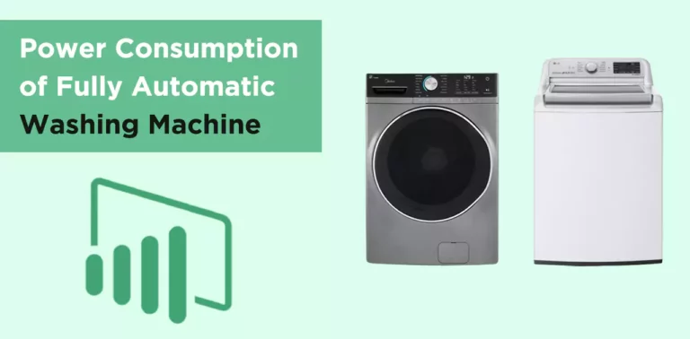 Power Consumption of Automatic Washing Machine